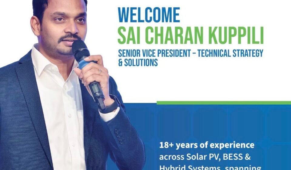 Premier Energies Appoints Sai Charan Kuppili as Senior Vice President – Technical Strategy & Solutions img 8227
