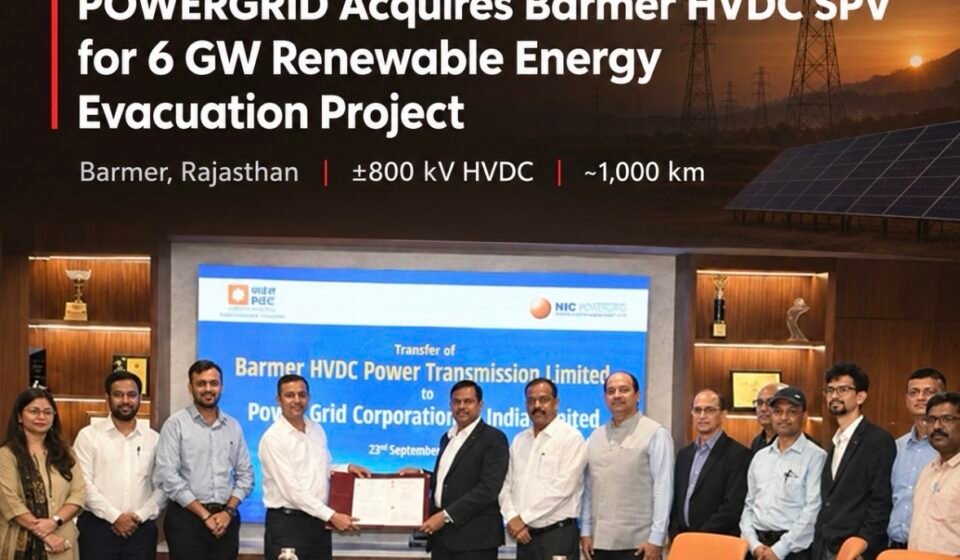 POWERGRID Acquires SPV for 6 GW Renewable Energy Evacuation Project from Rajasthan img 8231