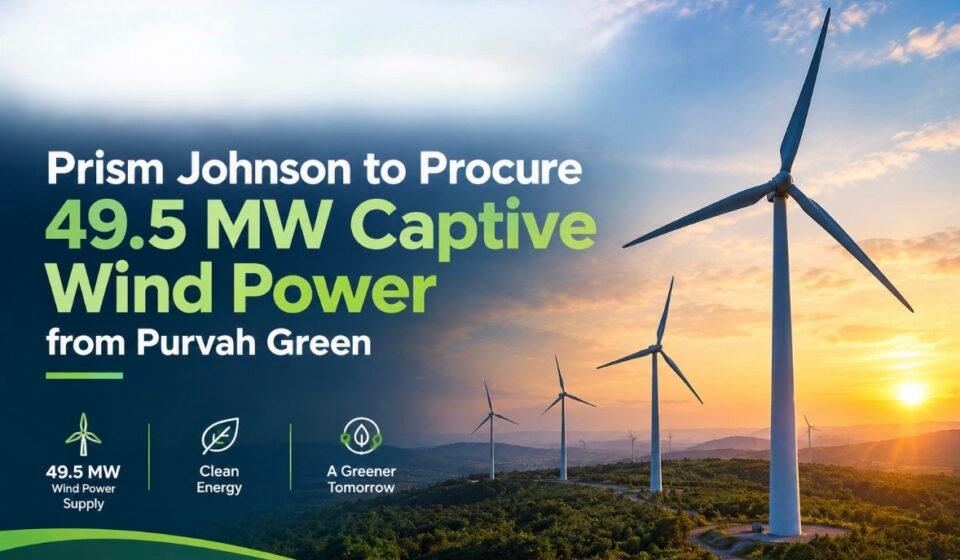 Prism Johnson to Procure 49.5 MW Captive Wind Power from Purvah Green img 8294
