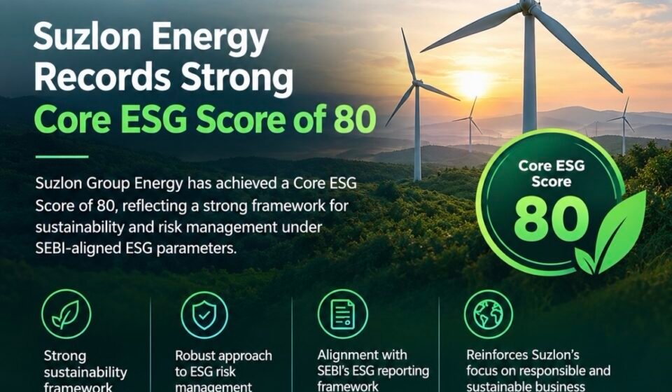 Suzlon Energy Records Core ESG Score of 80 img 8322