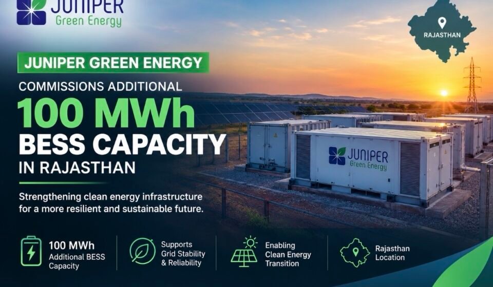 Juniper Green Energy Commissions Additional 100 MWh BESS Capacity in Rajasthan img 8377