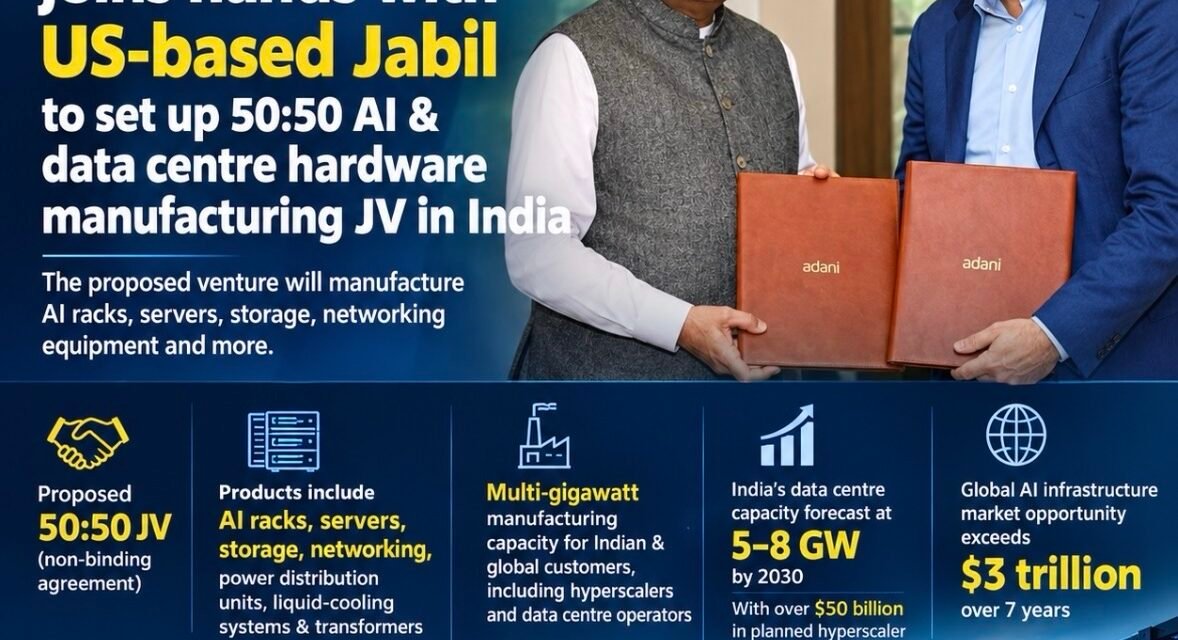 Adani Enterprises and Jabil Sign Agreement for Proposed AI and Data Centre Equipment JV in India img 8803